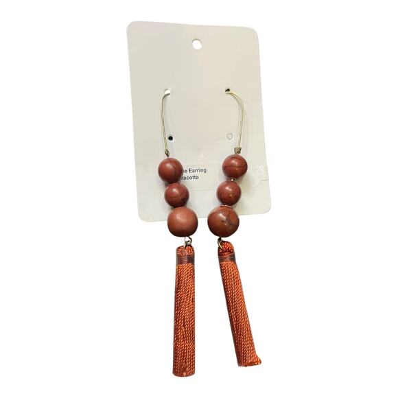 ROLLER RABBIT Addie Earring Terracota NEW - Picture 2 of 3